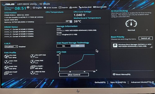 Custom RGB Gaming PC Desktop i7-11700K 32GB RAM 512GB SSD 1TB HDD Windows 11 Pro - Picture 2 of 17