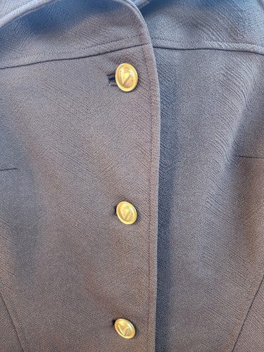 Valentino TWA Flight Attendant Stewardess Uniform 1970s Rare Long Jacket Vintage - Picture 2 of 12
