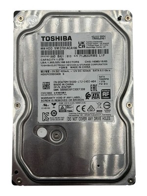 Toshiba DT01ACA100 1TB SATA 6Gb/s 3.5'' HDD 7200RPM 32MB Desktop