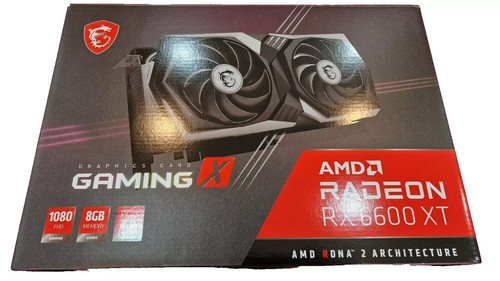 MSI Radeon RX 6600 XT GAMING X 8GB GDDR6 Graphics Card