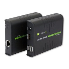 Image of TECHLY HDMI KVM Extender for Network Cable