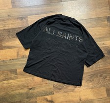 Allsaints Amelie underground sequin tshirt size small