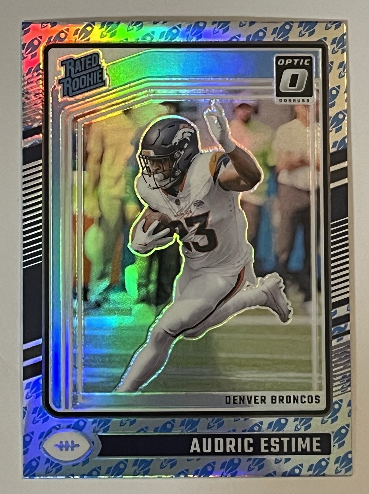 2024 Panini Donruss Optic Rocket emoji Prizm Audric Estime #206 Rookie RC