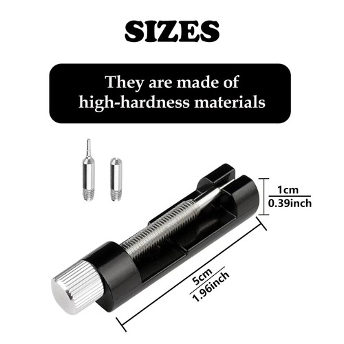 Watch Link Removal Kit, Tools to Adjust and Remove Bracelets,Pin Remover for ... - Picture 4 of 6
