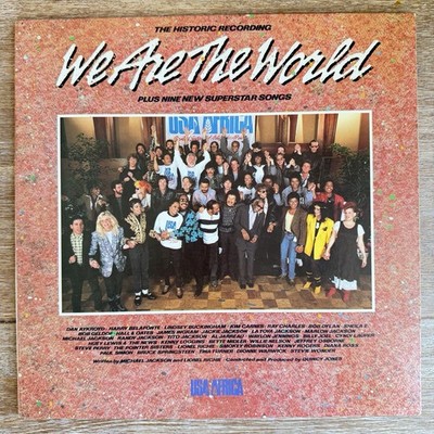 USA for Africa - We Are The World LP 1985 Columbia Records USA 40043 VG+