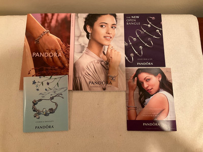 3 PANDORA Catalogs (2018 & 2019 Autumn/Winter Catalogs) & 2018 Catalog & Pamphle
