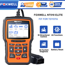 Foxwell Nt510 Elite For Toyota All System Bidirectional Obd2 Scanner Diagnostic