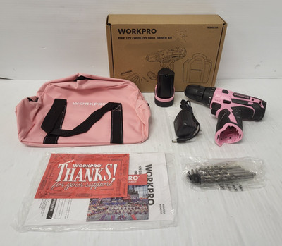 (N9745020) Work Pro W004576A Cordless Drill Driver Kit
