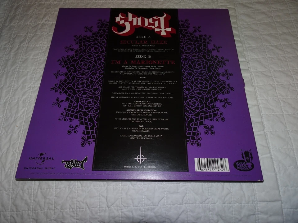 Ghost Secular Haze 10" vinyl - Image 2 of 4