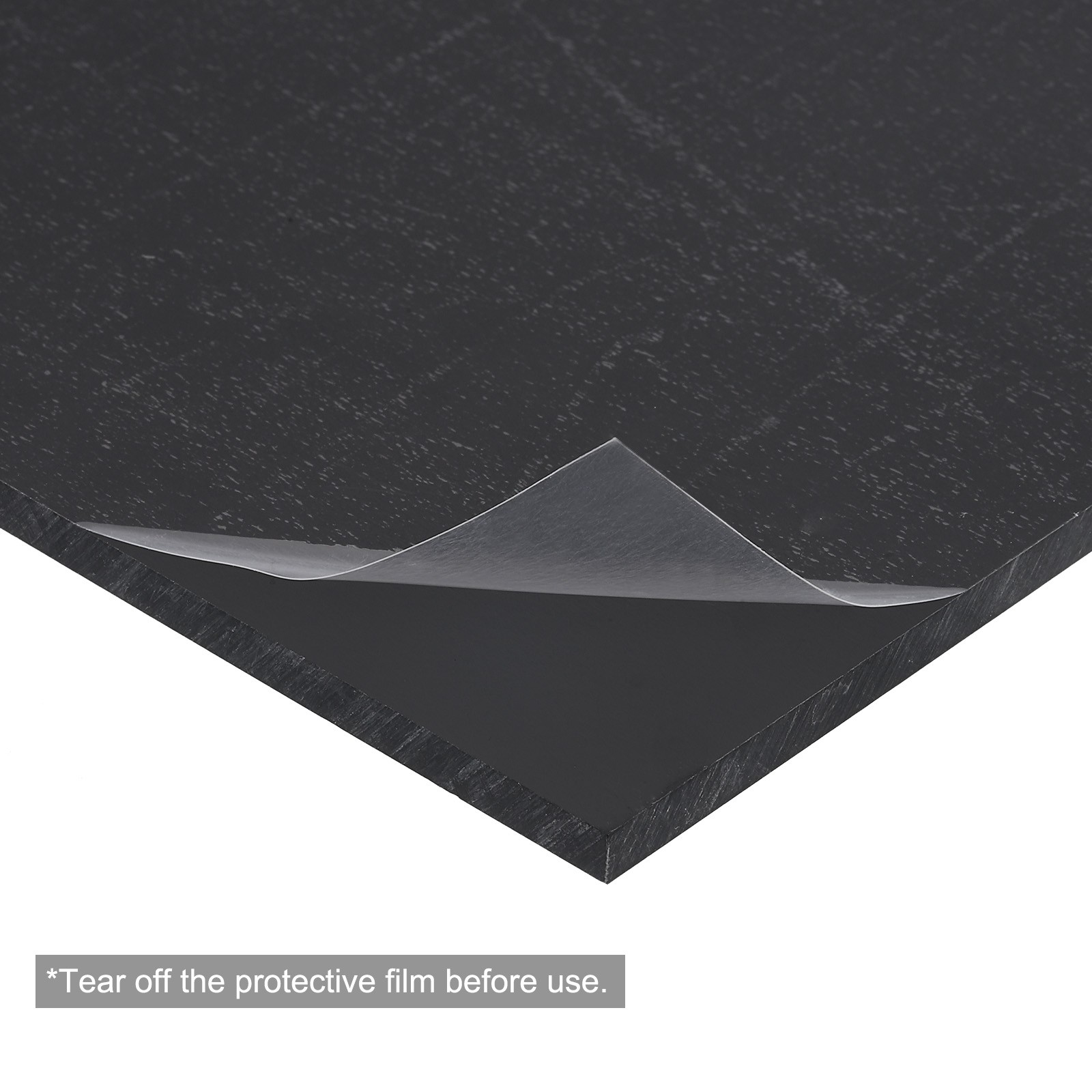 ABS Plastic Sheet 10" x 10" x 0.24" ABS Styrene Sheets Black 2 Pcs