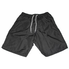 Men's Swim Trunks Shorts Beach Shorts Quick Dry 11" Pockets Black Size Medium