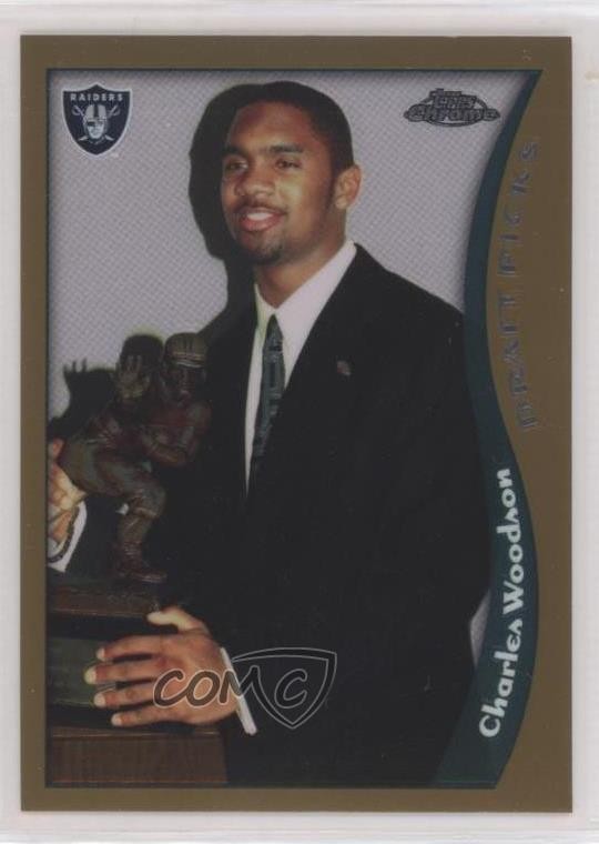 1998 Topps Chrome Draft Picks Charles Woodson #44 HOF 0d08