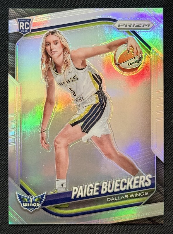 Paige Bueckers (RC Silver Prizm Variation + Variation + Base) & Aziaha James RC