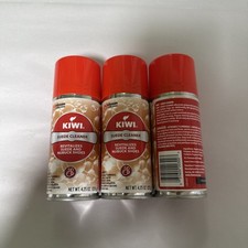3 Cans: Kiwi Suede Cleaner 4.25oz. Revitalizes Suede Nubuck Shoes