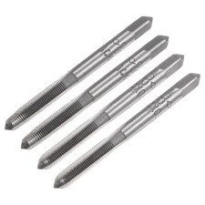 M4 x 0.5 Alloy Tool Steel Taper/Bottom Thread Taps Metric Hand Tap Set 2 Pair
