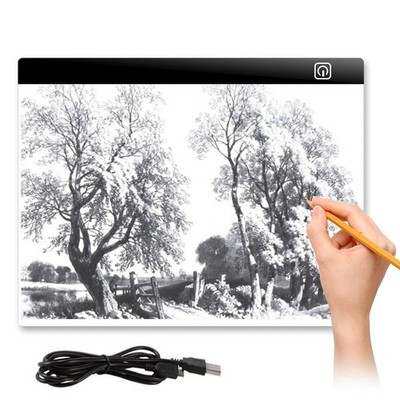A3 LED Dimmbar Lichttisch Leuchttablet Tracing Lightpad Board Zeichenbrett USB、