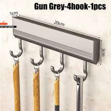 Küchenregal Aluminiumlegierung Hakenregal Wandmontage Küchenutensilien Aufbewahrung