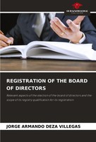 Jorge Armando Deza Villegas | Registration OF THE Board OF Directors | Buch