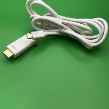 General Electric 6 ft Mini DisplayPort Display Port to HDMI Cable, White, 33771