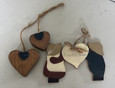 Vintage Wooden Bless This House 2 Piece Wall Hanging CountryDecor