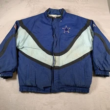Vintage Dallas Cowboys Jacket Mens Medium NFL Football Apex One Pro Line 90s