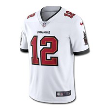 Nike Herren weiß Tampa Bay Buccaneers Brady Kurzarm Trikot Größe Large NEU