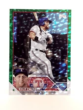 2023 Topps Series 2 - Kole Calhoun #512 Green Foil /499 Texas Rangers 