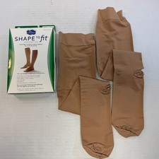 Medical Surgical Compression Legware - Knee/Calf High 20-30 MmHg Beige UNISEX S