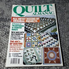 Quilt Almanac Magazine 1986 Dozens of Original Projects Quilting Patterns