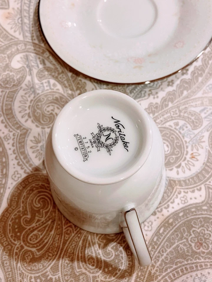 Noritake “tentación” 2852 porcelana de hueso - juego de 60 piezas (servicio para 8)-de colección Japón Foto 4 de 4