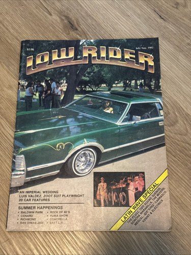 VINTAGE LOW RIDER October 1981 MAGAZINE CHICANO LOWRIDER CAR CULTURE Firme - Picture 1 of 3