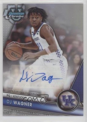 2023-24 Bowman U Chrome SP Image Variations 12/25 DJ Wagner #BSPA-DW Auto 1k61