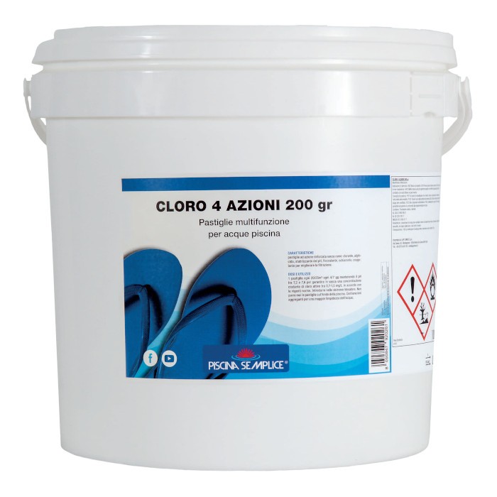 Lapi Multiazione per Piscina Kg 10 50xgr 200