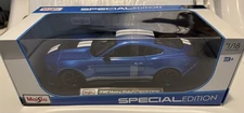NIB 2020 Ford Mustang Shelby GT500 1:18 Maisto Die-Cast Blue 