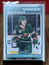 2021-22 OPC O-Pee-Chee Marquee Rookies #531 Calen Addison - Minnesota Wild RC