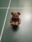 Cairn Studio Martha HUM Hand Painted Brown Resin Miniature Bear Figurine — photo 4