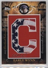 2010 Topps Jumbo Packs Manufactured Hat Logo Relic 29/99 Early Wynn HOF 0ad