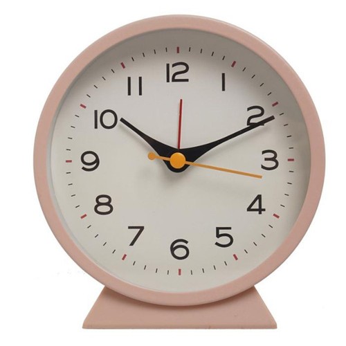 Sleek Metal Bedside Clock with Luminous Face for Easy Nighttime Viewing - Picture 8 of 20