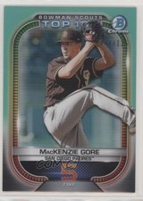 2021 Bowman Scouts Top 100 Aqua Refractor /125 Mackenzie Gore #BTP-5 wf4