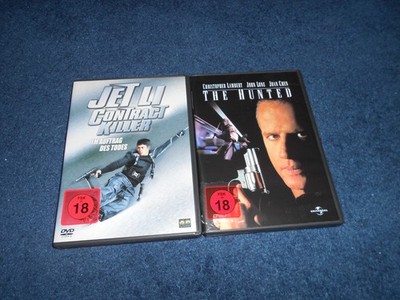 The Hunted Der Gejagte, Jet Li Contract Killer. Uncut. DVD Sammlung. Set. RAR!