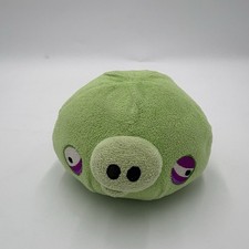 Angry Birds 3  Helmet Corporal Pig Plush Toy Commonwealth 2010 Missing Hat 