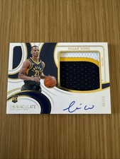 2023-24 Immaculate Isaiah Wong Jersey Auto Rookie RC 40/50