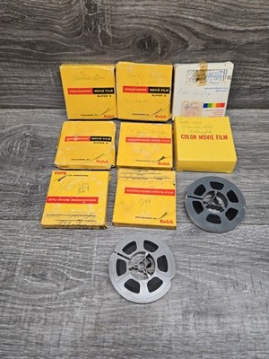 Lot Of 8mm Movies Super 8 Marked Disneyland 61 Palos Verdes Chrismas 67...