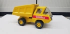 Vintage 1978 Tonka Mini No. 1230 Yellow Dump Truck 9" Pressed Steel Clean G2