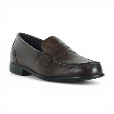 NEW SIZE‎ 13 - Rockport Men\'s Classic Penny Loafer Casual Dress Shoe DARK BROWN Rockport Wilcox Classic Penny Loafer, Dark Brown | Dress  main image 2