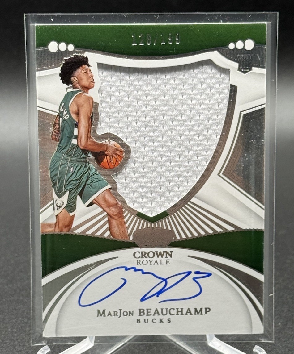 2022-23 Panini Crown Royale Rookie Silhouettes #102 MarJon Beauchamp 128/199 RC