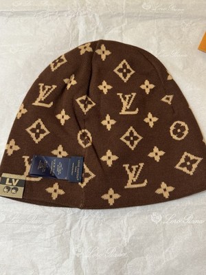 2025 Louis Vuitton Pharrell Nigo Monogram Beanie Brown | eBay