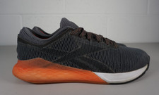 Mens Reebok Nano 9 CrossFit Grey Training Shoes Trainers - UK 7
