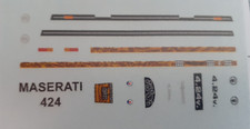 décalcomanie décalque maserati 424 1/43
