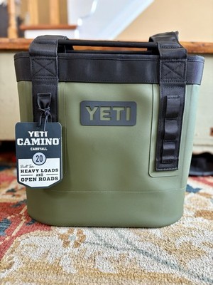 【値下】YETI camino carryall 20 オリーブ バッグ トート 🔥 Hard to Find YETI Camino 20 🫒🖤Olive/Black Carryall 💼✨ | eBay